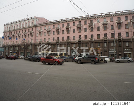 ロシアの地方都市 チェリャビンスクの風景 ロシアの地方都市 チェリャビンスクの風景 121521644