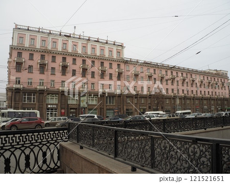 ロシアの地方都市 チェリャビンスクの風景 ロシアの地方都市 チェリャビンスクの風景 121521651