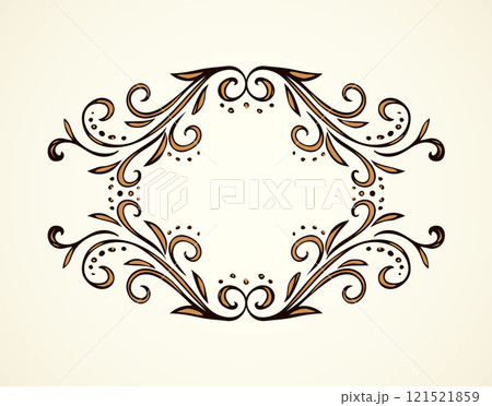 Vignette. Vector drawing 121521859
