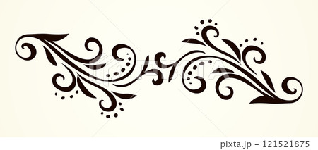 Vignette. Vector drawing 121521875