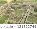 the ruins of a Roman camp in Italy 121522744