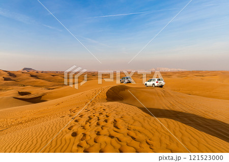 The Empty Quarter, or Rub al Khali - The world's largest sand desert in Dubai. 121523000