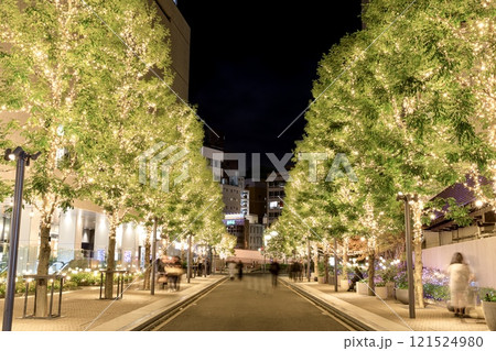 名古屋市、シンフォニー豊田ビルの冬季イルミネーション 名古屋市、シンフォニー豊田ビルの冬季イルミネーション 121524980