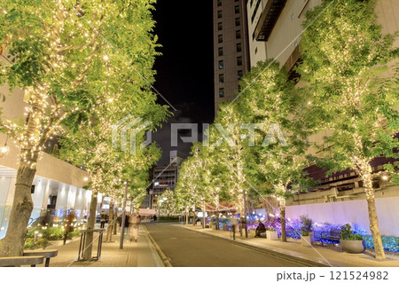 名古屋市、シンフォニー豊田ビルの冬季イルミネーション 121524982