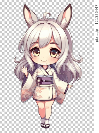 日服少女：白兔擬人化（生肖：兔） 121526447