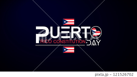 Vibrant and Elegant Vector Design for Puerto Rico Constitution Day 121526702