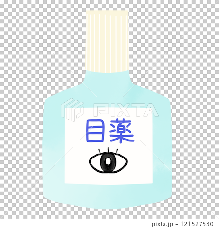 簡單的眼藥水插圖 121527530