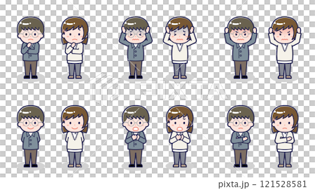 私服の10代の男女 05 121528581