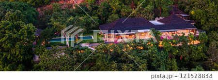 View of Laem Sor villa in South Samui, Thailand View of Laem Sor villa in South Samui, Thailand 121528838
