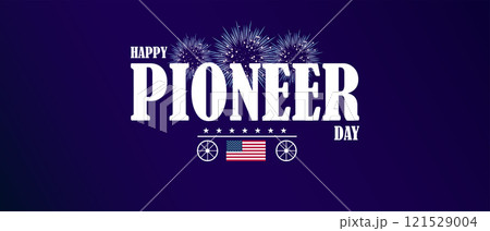 Celebrate Pioneer Day with this festive wallpaper featuring a joyful design 121529004