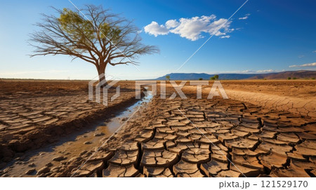 global warming climate change environment drought, ai 121529170