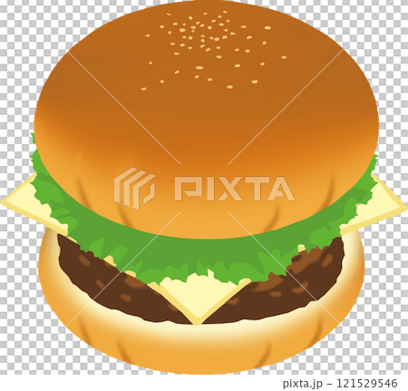 ハンバーガー 121529546