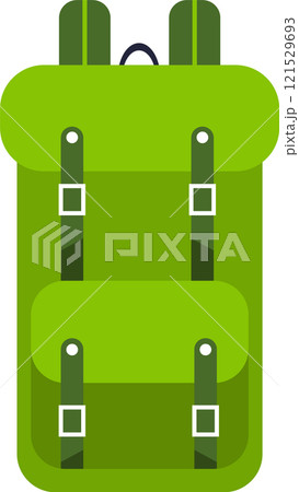 Green backpack featuring adjustable straps and multiple compartments, ideal for hiking, camping, and various outdoor activities, ensuring practicality and style for nature enthusiasts Green backpack featuring adjustable straps and multiple compartments, ideal for hiking, camping, and various outdoor activities, ensuring practicality and style for nature enthusiasts 121529693