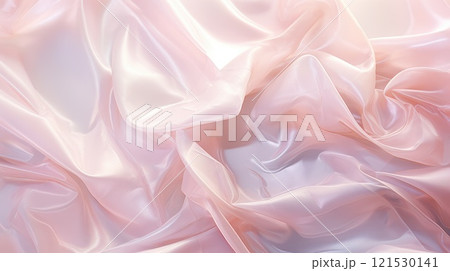 pink silk fabric textile satin abstract background, ai 121530141