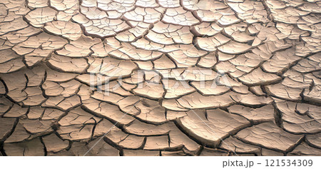 大きくひび割れた土みたいな画像 大きくひび割れた土みたいな画像 121534309