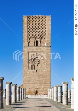 The Hassan Tower in Rabat 121534870