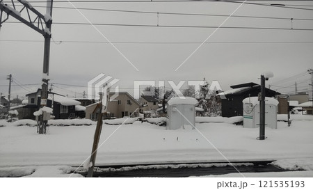 雪の車窓 雪の車窓 121535193