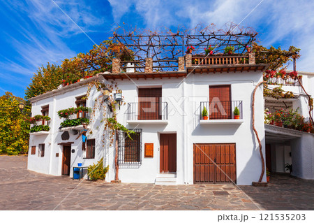 Capileira village in Alpujarras area in Andalusia, Spain 121535203