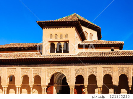 Lions Palace at Court of Lions, Alhambra Fortress Lions Palace at Court of Lions, Alhambra Fortress 121535236