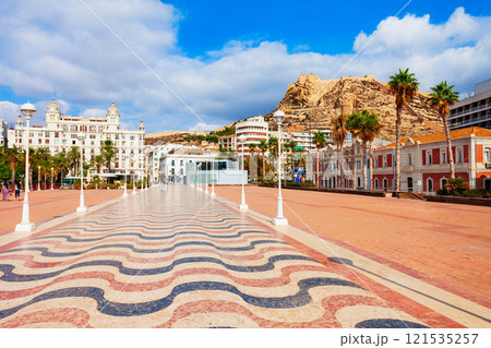 Santa Barbara Castle in Alicante, Spain Santa Barbara Castle in Alicante, Spain 121535257