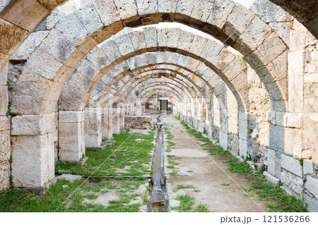 The Agora of Smyrna in Izmir city in Turkey 121536266