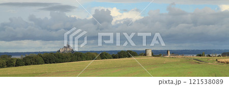 Panoramic view of the Norman countryside Panoramic view of the Norman countryside 121538089