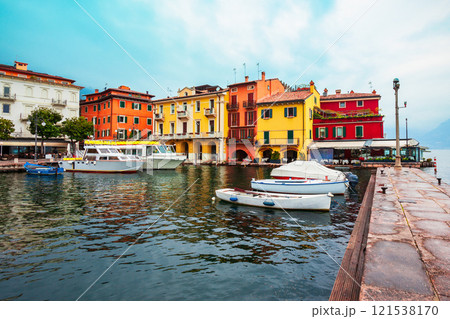 Malcesine town at Garda Lake 121538170