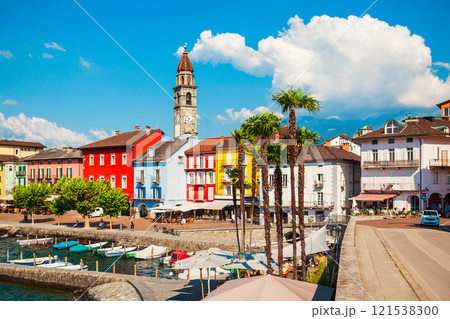 Ascona town near Locarno, Switzerland Ascona town near Locarno, Switzerland 121538300