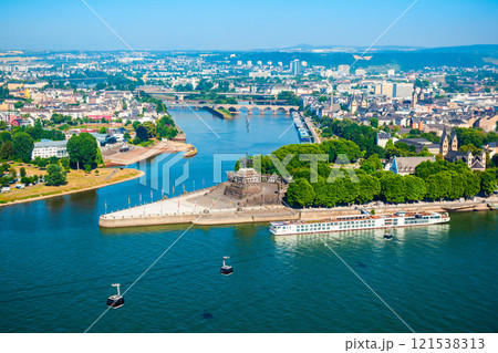 Koblenz city skyline in Germany Koblenz city skyline in Germany 121538313