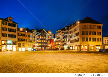 Munsterhof square in Zurich, Switzerland 121538325