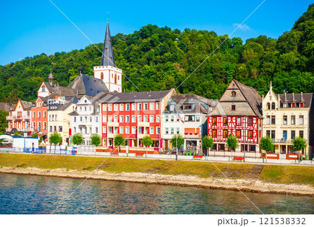 Sankt Goar town in Germany 121538332