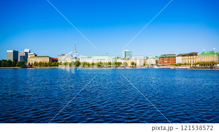 Hamburg city centre view, Germany 121538572