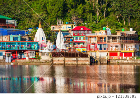 Rewalsar buddhist town near Mandi, India 121538595
