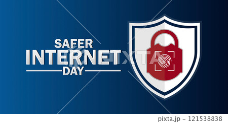 Safer Internet Day greeting card 121538838
