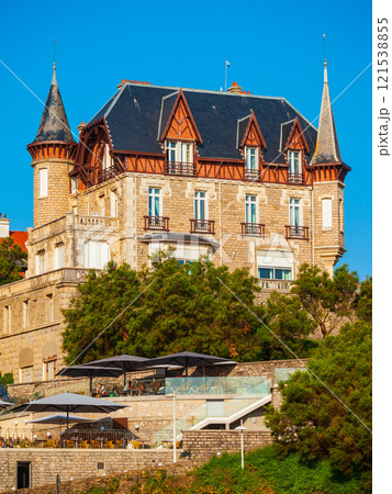 Centre of Biarritz city, France 121538855