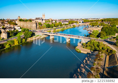Angers aerial panoramic view, France Angers aerial panoramic view, France 121538892