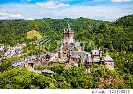 Reichsburg Castle in Cochem, Germany Reichsburg Castle in Cochem, Germany 121538898