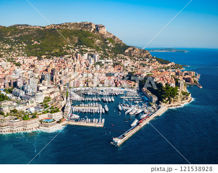 Monte Carlo, Monaco aerial view Monte Carlo, Monaco aerial view 121538928