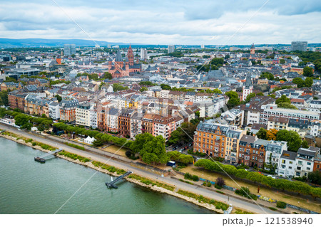 Mainz aerial panoramic view, Germany Mainz aerial panoramic view, Germany 121538940