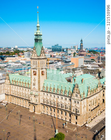 Hamburg City Hall or Rathaus 121538996