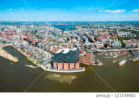 Hamburg city centre view, Germany 121539002
