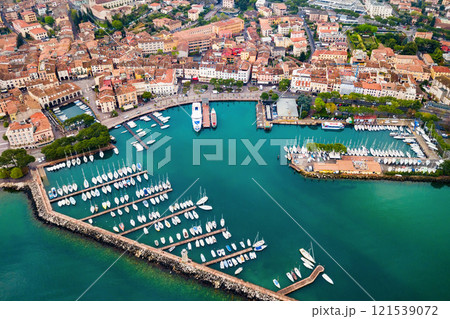 Desenzano del Garda aerial view 121539072