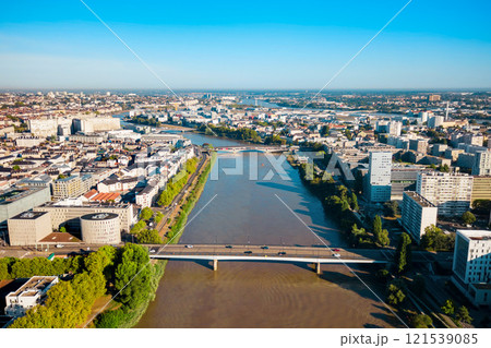 Nantes aerial panoramic view, France Nantes aerial panoramic view, France 121539085