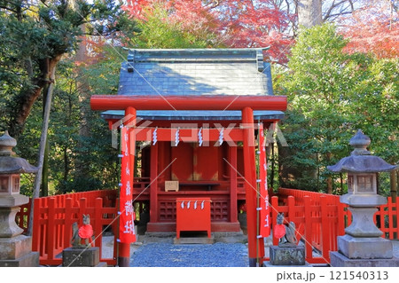 【神奈川県】鎌倉の鶴岡八幡宮にある丸山稲荷社 【神奈川県】鎌倉の鶴岡八幡宮にある丸山稲荷社 121540313