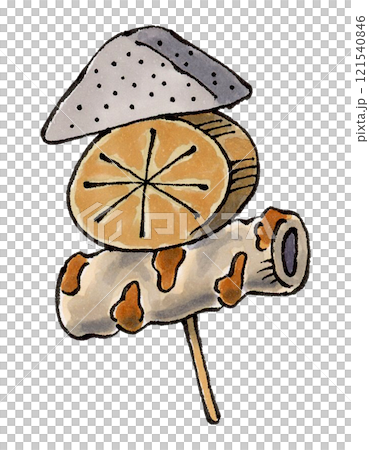 串關東煮（魔芋、蘿蔔、竹輪） 121540846