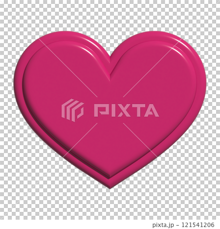 Heart-shaped ruby chocolate 3d rendering transparent background png 121541206