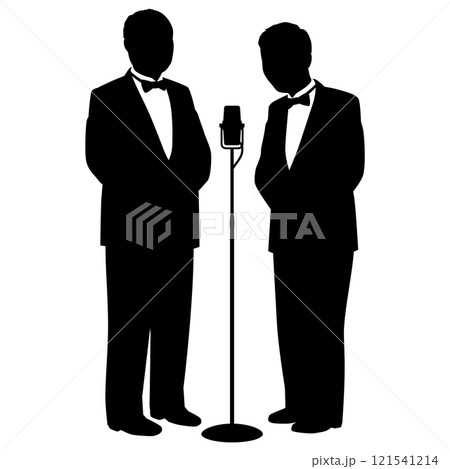 ベテラン男性漫才コンビ 121541214