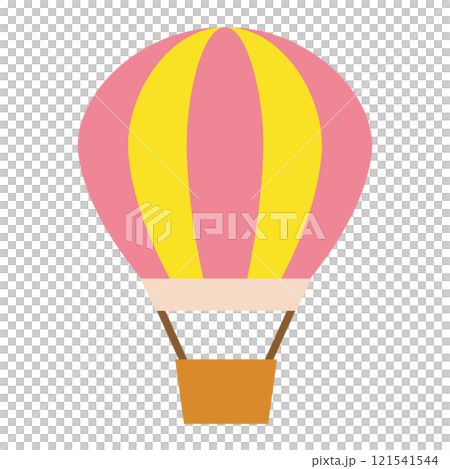 Simple and cute balloon illustration (flat design) 121541544