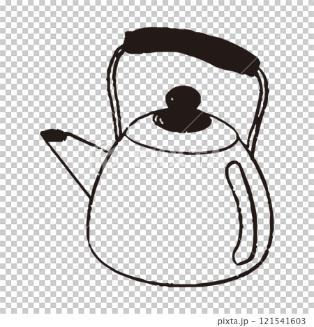 手繪水壺線描 手繪水壺線描 121541603