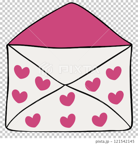 Valentine love mail sweet cartoon design ideal for romantic greetings and digital art. Valentine love mail sweet cartoon design ideal for romantic greetings and digital art. 121542145
